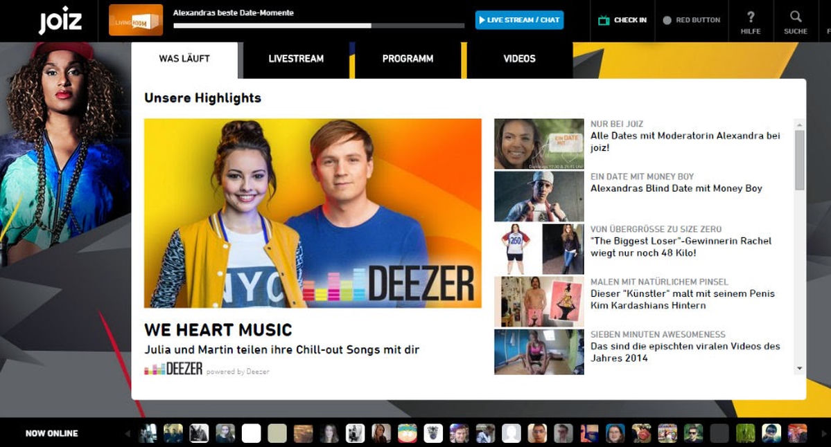 Joiz.de - dein Social TV Joiz.de - dein Social TV